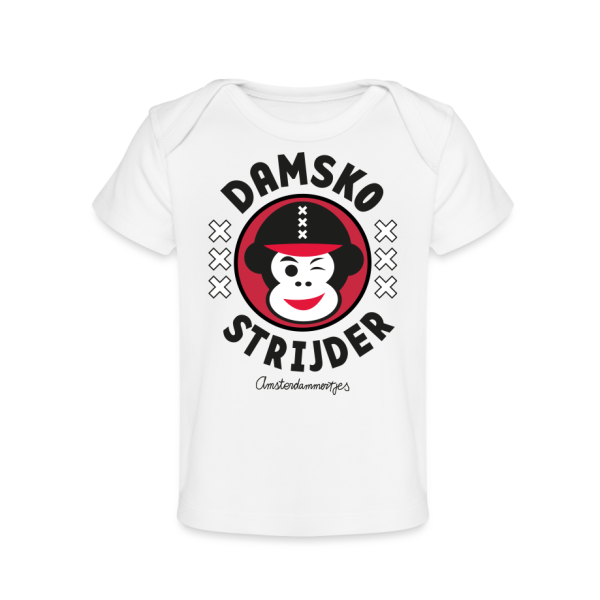 Damsko Strijder Jochie Wit Amsterdammertjes.shop